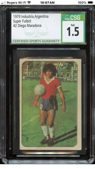 1979 Diego Maradona Original True Roockie Card, View more