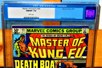 Master of Kung Fu #99, CGC 9.8 W, Shang-Chi, 1981, Marvel