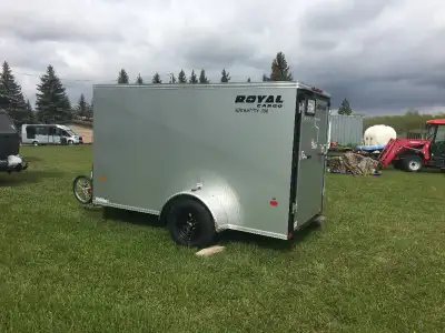 I have 3 New Royal Cargo Trailers for SaleI also have a 5 by 8 Utility Trailer that has a wood top t...