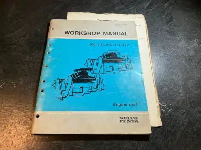 Volvo Penta 500, 501, 570, 571, 572 Engines Manual 305/350 GM V8, View more