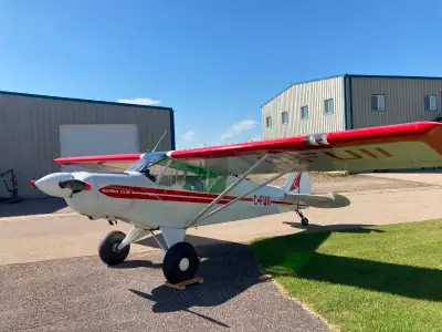 A very nice Super Cub for sale. Homebuilt experimental category. Very well built and a beauty..!! Ve...