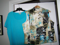 Blouses &  t- shirts & camisoles  gr  20-22 ans