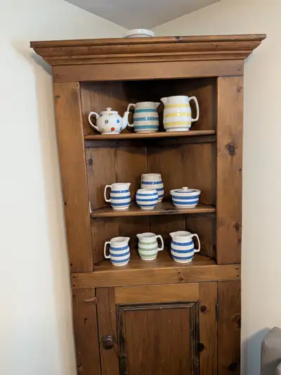 Small Vintage Corner Cupboard for sale., View more