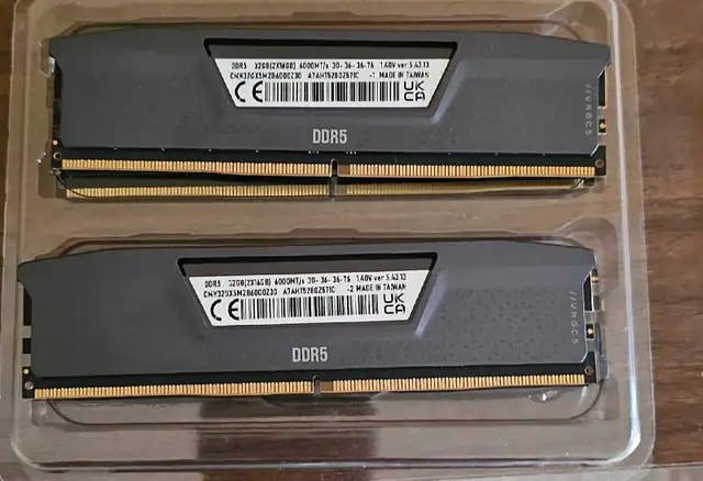 Corsair Vengeance DDR5 32GB 6000MT/s RAM