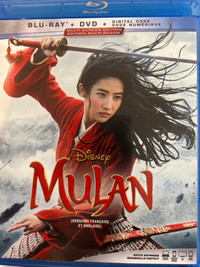 Mulan Blu-ray et DVD bilingue à vendre 8$