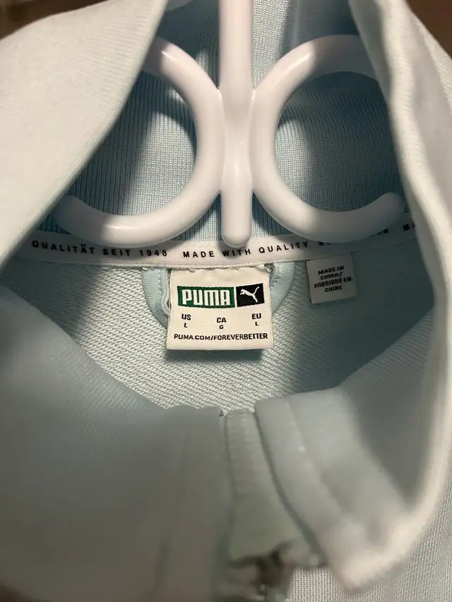 New Puma Mens Large Full-Zip Fleece Mock Neck in Men's in Mississauga / Peel Region - Image 3