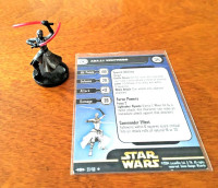 Star Wars Asajj Ventress 27/60 Miniatures w/ Card Dark Side