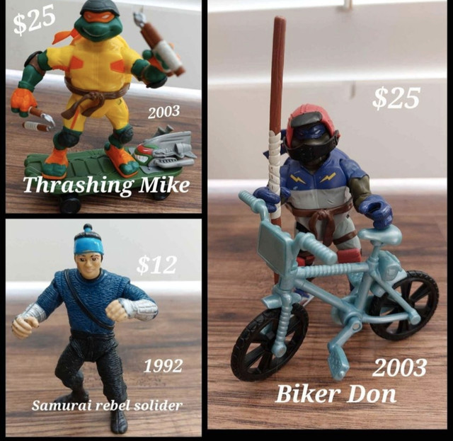 TMNT-Teenage Mutant Ninja Turtle Figures**see descriptions in Toys & Games in St. Catharines - Image 3