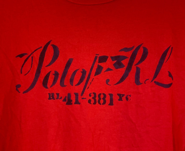 Polo Ralph Lauren Red Retro Graphic Short Sleeve T-Shirt Size S in Men's in Mississauga / Peel Region - Image 2