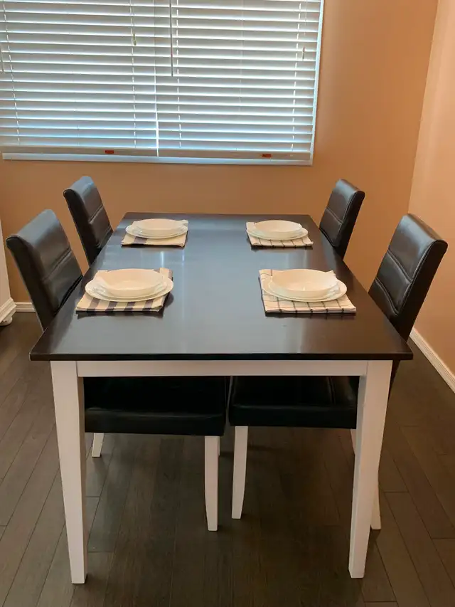 Solid Dining Wood Table in Dining Tables & Sets in Calgary - Image 4