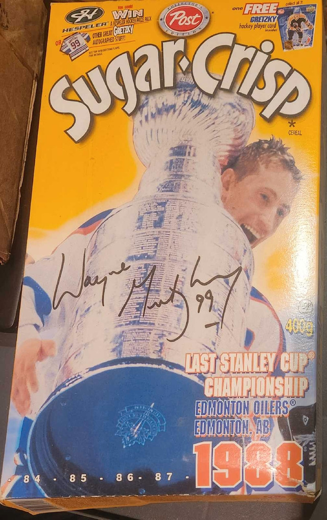 Wayne gretzky tribute cereal boxes  in Arts & Collectibles in Edmonton - Image 4