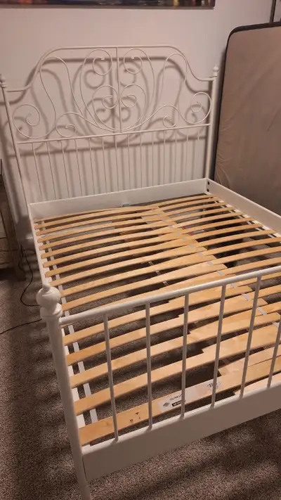 Queen Bed Frame and Supporting Slats, View more