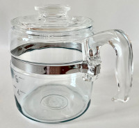 Vintage 1950 Collection Pot à cuisson en verre PYREX flameware