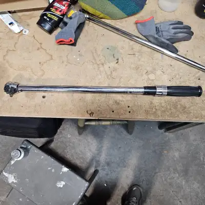 Mastercraft 1/2" torque wrench and sockets, View more