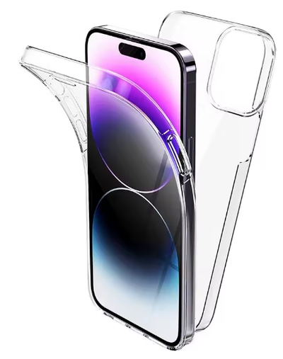 2 étuis NEUFS iPhone 15 intégral (360 degrés=avant + arrière) 15, View more