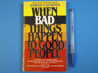 WHEN BAD THINGS HAPPEN TO GOOD PEOPLE 1983 softcover