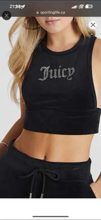 Authentic Juicy crop top NEW w/tags