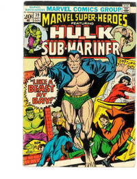 Marvel Super-Heroes comic (Hulk, Sub-Mariner)