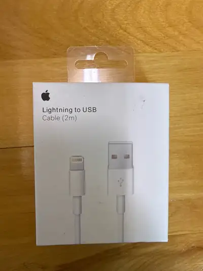 I'm offering a new Apple Lightning to USB Cable (2m). This cable is designed to connect your iPhone,...