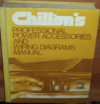 1969-73 CHILTON CHILTONS Wiring and power Manual