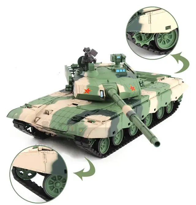 1/16 2.4G RC Henglong Smoke & Sound China 99A MBT Tank 3899A NEW in Hobbies & Crafts in City of Toronto - Image 5