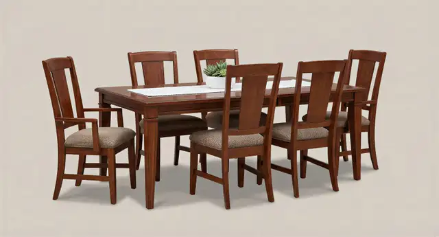 Dining Table Set- 6 chairs and Hutch in Dining Tables & Sets in Hamilton - Image 7