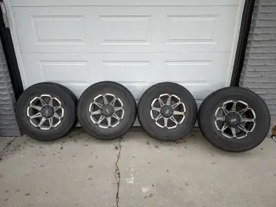 Selling a set of 16 inches HD rims with 6x139 bolt pattern. 16x8 wide and +10 offset I believe. Fits...