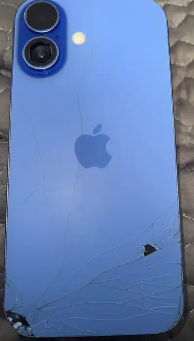 iPhone 16 cracked, View more