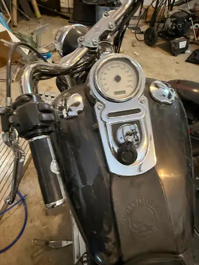 2007 Harley dynamax custom. Extra seat, manuals etc.