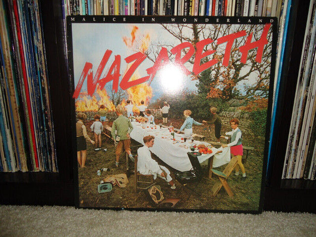 NAZARETH VINYL RECORD LP: MALICE IN WONDERLAND! dans Autre  à Région de Mississauga/Peel