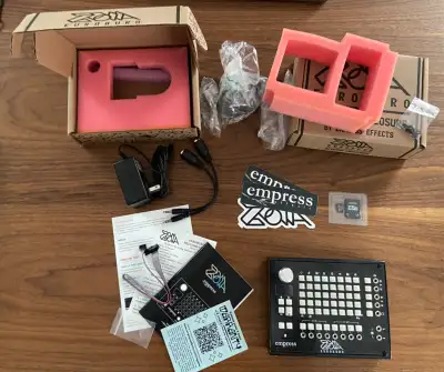 Empress Effects Zoia Euroburo synthesizer and case, View more