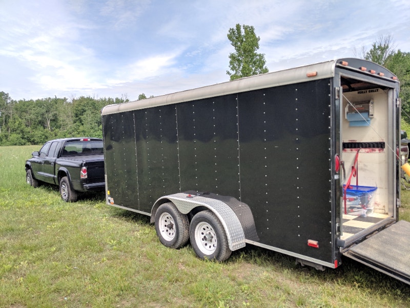 CARGO MATE 6x16 Tandem Enclosed Trailer Cargo & Utility Trailers