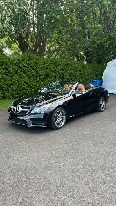 Superbe E350 convertible 2014 avec peu de kilométrage, voiture d’été seulement toujours rangé l’hive...