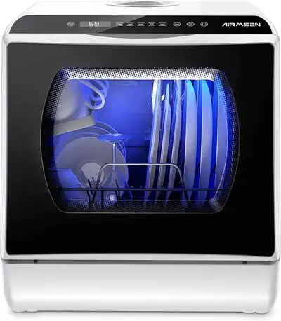 New Countertop Dishwasher, Air-Dry, 5 programs, 5-L Tank or hose, View more