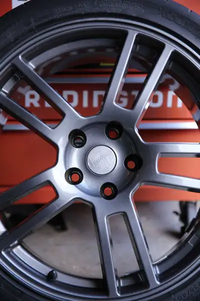 Set(4) of Mille Miglia 1000 HT- 3 Wheels. Used and in great condition. Made in Italy. Specs : Bolt p...