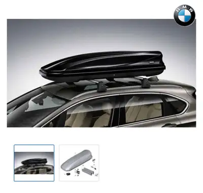 Thule/BMW OEM roof box (BMW OEM or Thule Convoy XT Large). Cross bar is not included. Just the box a...