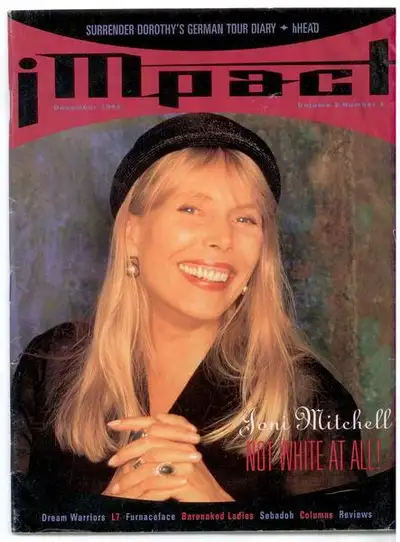 JONI MITCHELL ORIGINAL ARTICLE, IMPACT Dec. 1994, View more