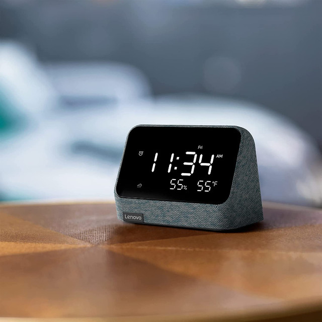 BRAND NEW Lenovo Smart Clock Essential Alexa Built-in, Stream in Other in Ottawa - Image 2