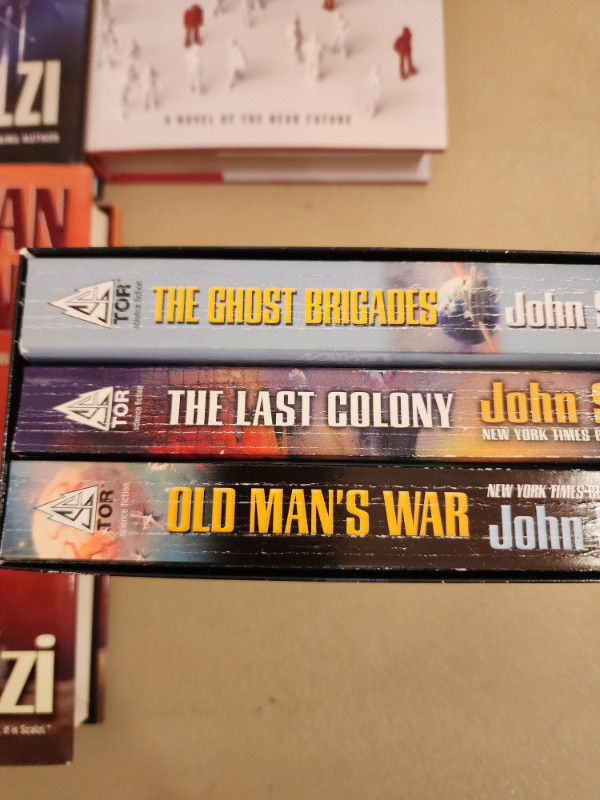 11 Novels by John Scalzi 8 Hardcover 3 Softcover in Fiction in Edmonton - Image 3