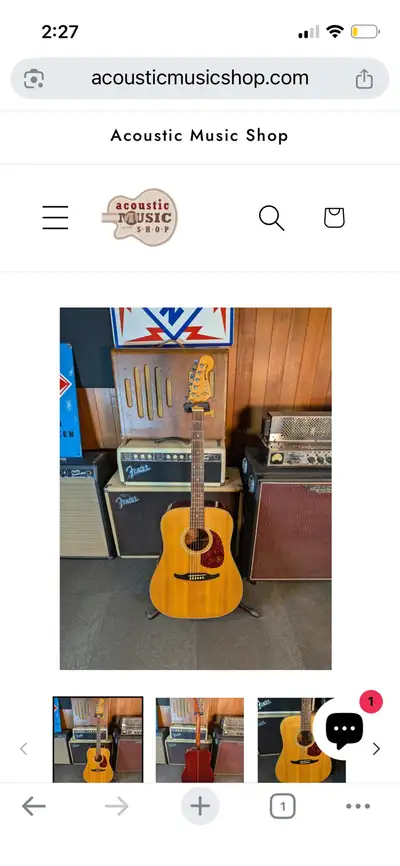Looking to Buy - Fender Montclair, View more