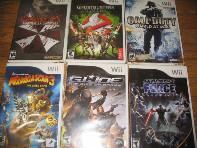 Lot 1:  Nintendo Wii Games in Nintendo Wii in Kitchener / Waterloo