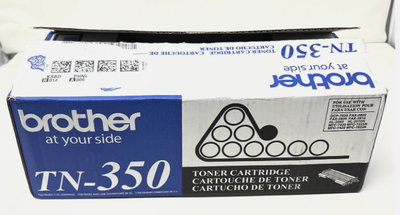 GENUINE Brother TN350 2500 Pages Toner Cartridge - Black TN-350, View more