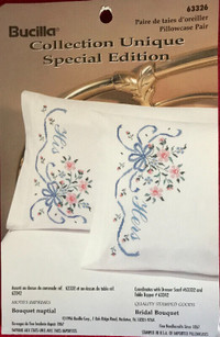 Bucilla Special Edition Pillow Pair to cross stitch