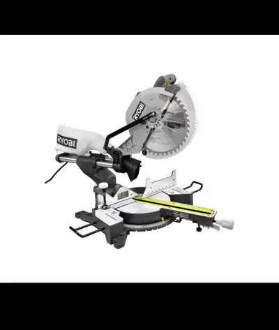 RYOBI 15 Amp 12-Inch Corded Sliding Compound Miter Saw with LED, View more