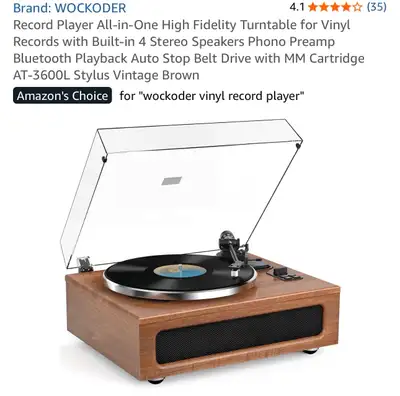 WOCKODER Turntable, View more