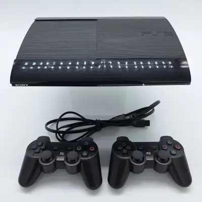 Sony PlayStation 3 Super Slim PS3 500GB Black Console, View more