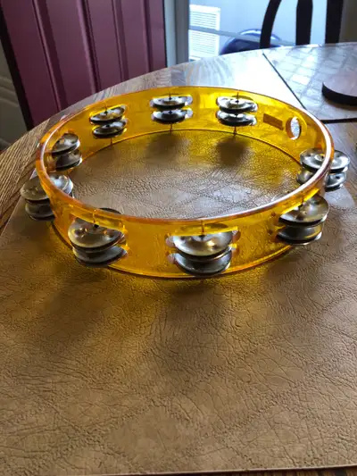Tambourine 10” 36 jingles, durable! Excellent, View more