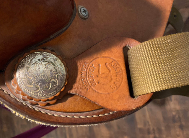 GUFFEY SADDLERY Western Barrel Saddle in Equestrian & Livestock Accessories in Leamington - Image 2
