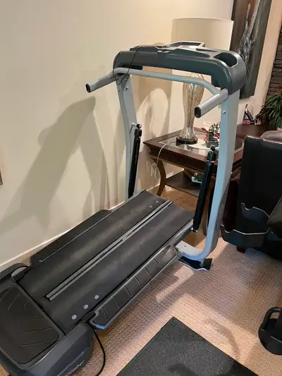 Get a low-impact, high-intensity workout with this Bowflex TreadClimber, designed to combine the ben...