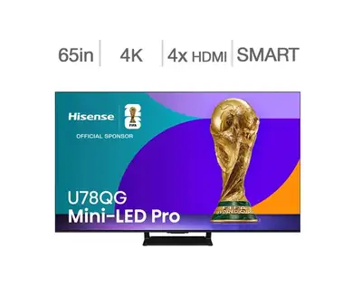 Hisense 65" Mini-QLED AI Google TV 165Hz (65U78QG) WINTER SALE!, View more